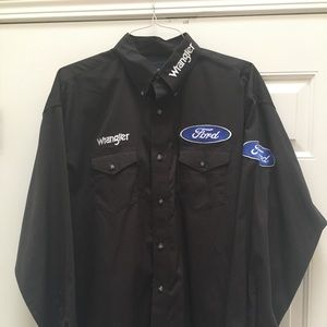 Wrangler Ford men’s long sleeve rodeo shirt